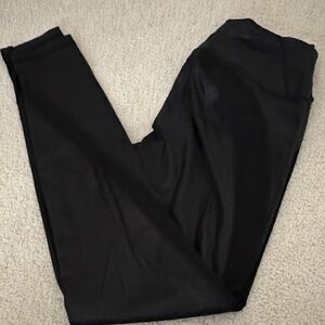 Victoria's Secret knockout athletic tights Black- medium-shiny full length